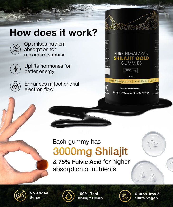 Pure Himalayan Shilajit Gummies
