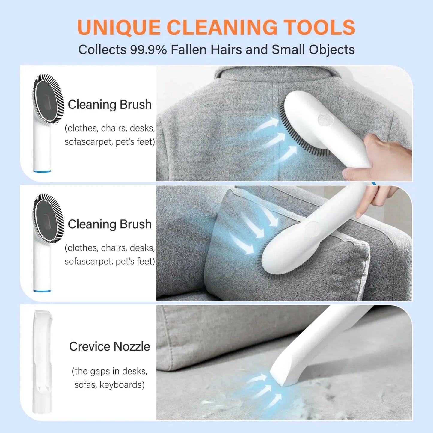 Allebuy unique cleaning tools with brush and crevice nozzle for pet grooming dog groomers near me pet grooming