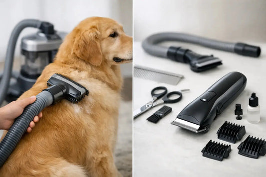 Pet Grooming Vacuum vs Clippers