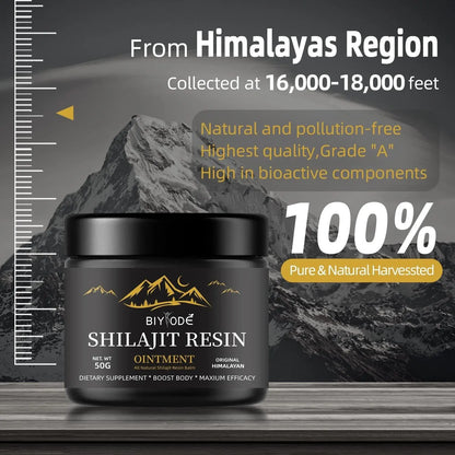 Allebuy Himalaya natural shilajit gummies supplement from Himalayas region with pure natural resin