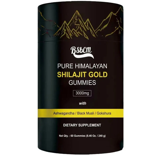 Allebuy Pure Himalayan Shilajit Gold Gummies dietary supplement with 3000mg per serving
