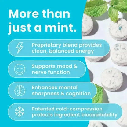 Allebuy nootropics smart drugs supplement mints supporting mood nerve function and mental sharpness