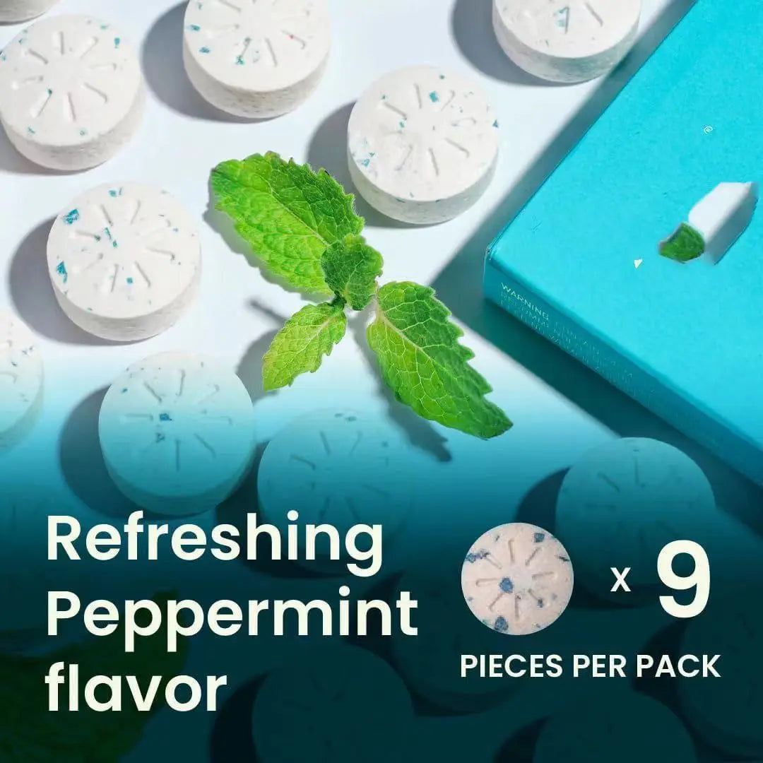 Allebuy peppermint flavor nootropics smart drugs supplement with nine pieces per pack
