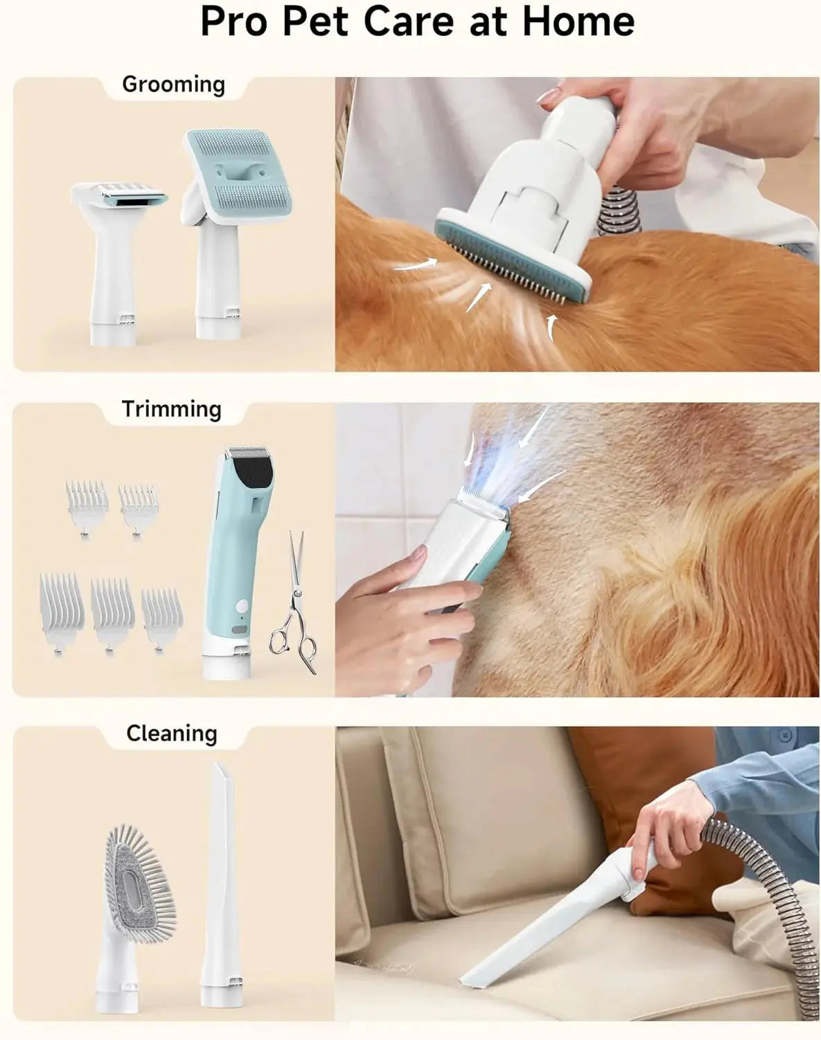 Dog grooming closest to me with Allebuy pro pet care tools for grooming trimming and cleaning at home