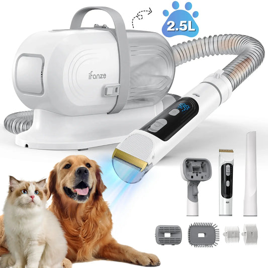 Allebuy pet grooming vacuum with attachments perfect for dog groomers near me pet grooming