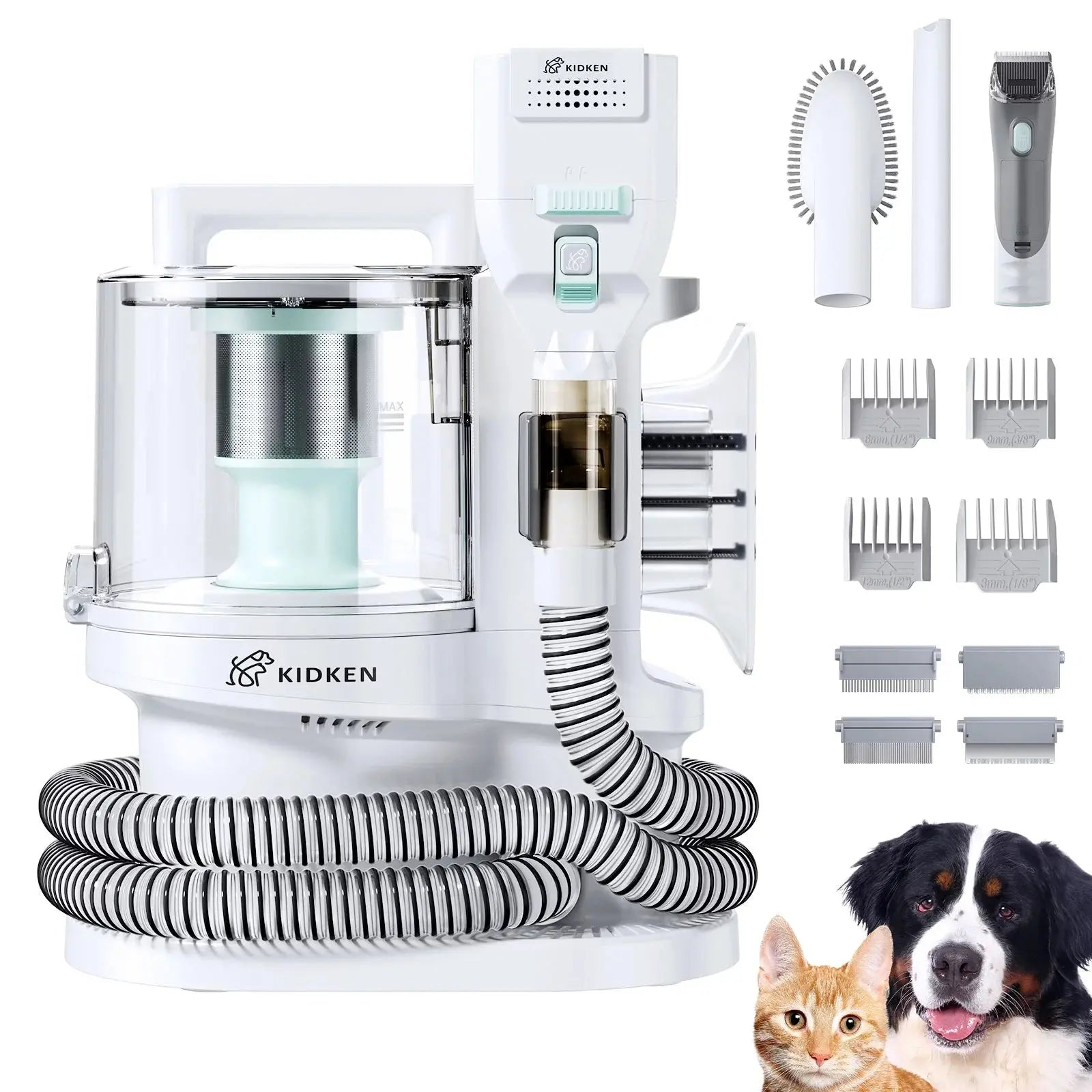 Allebuy pet grooming machine kit with brushes, clippers, combs, and accessories for dog groomers near me pet grooming
