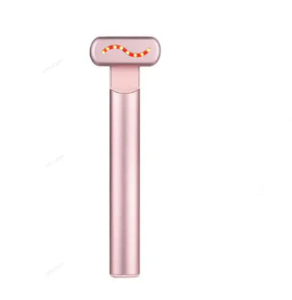 Allebuy handheld red light therapy lights device with sleek pink design for skin treatment