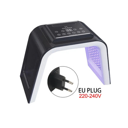 Allebuy black red light therapy lights device with EU plug and digital control panel