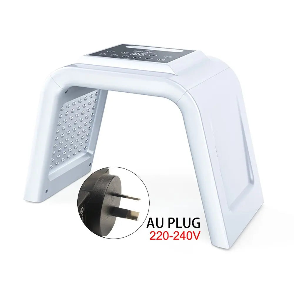 Allebuy white red light therapy lights device with built-in LED panel and AU plug for 220-240V power