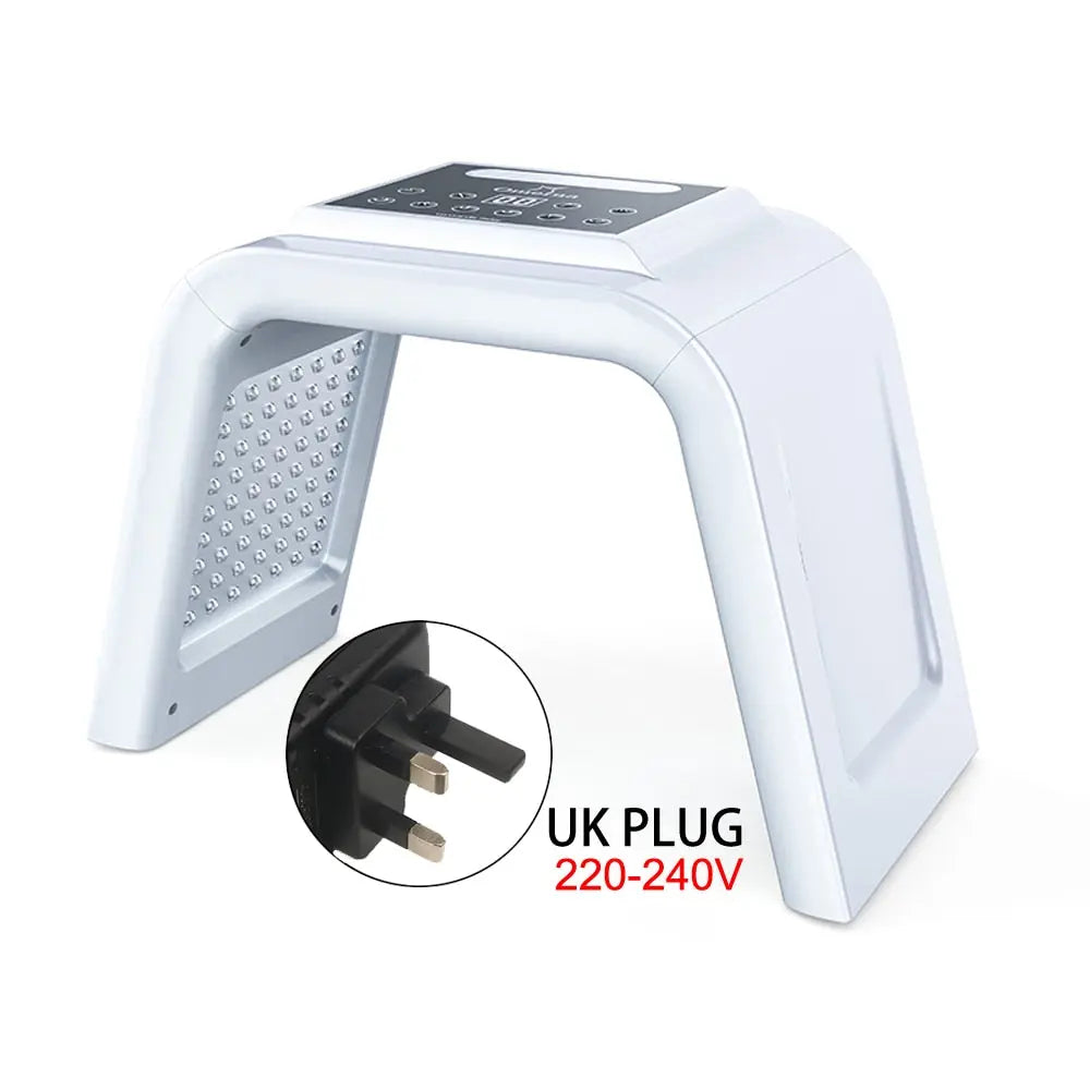 Allebuy white red light therapy lights with UK plug 220-240V for skin treatment