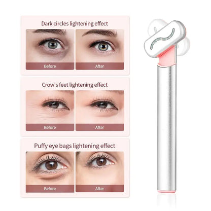Allebuy red light therapy lights device with before and after results for dark circles crow's feet and puffy eye bags