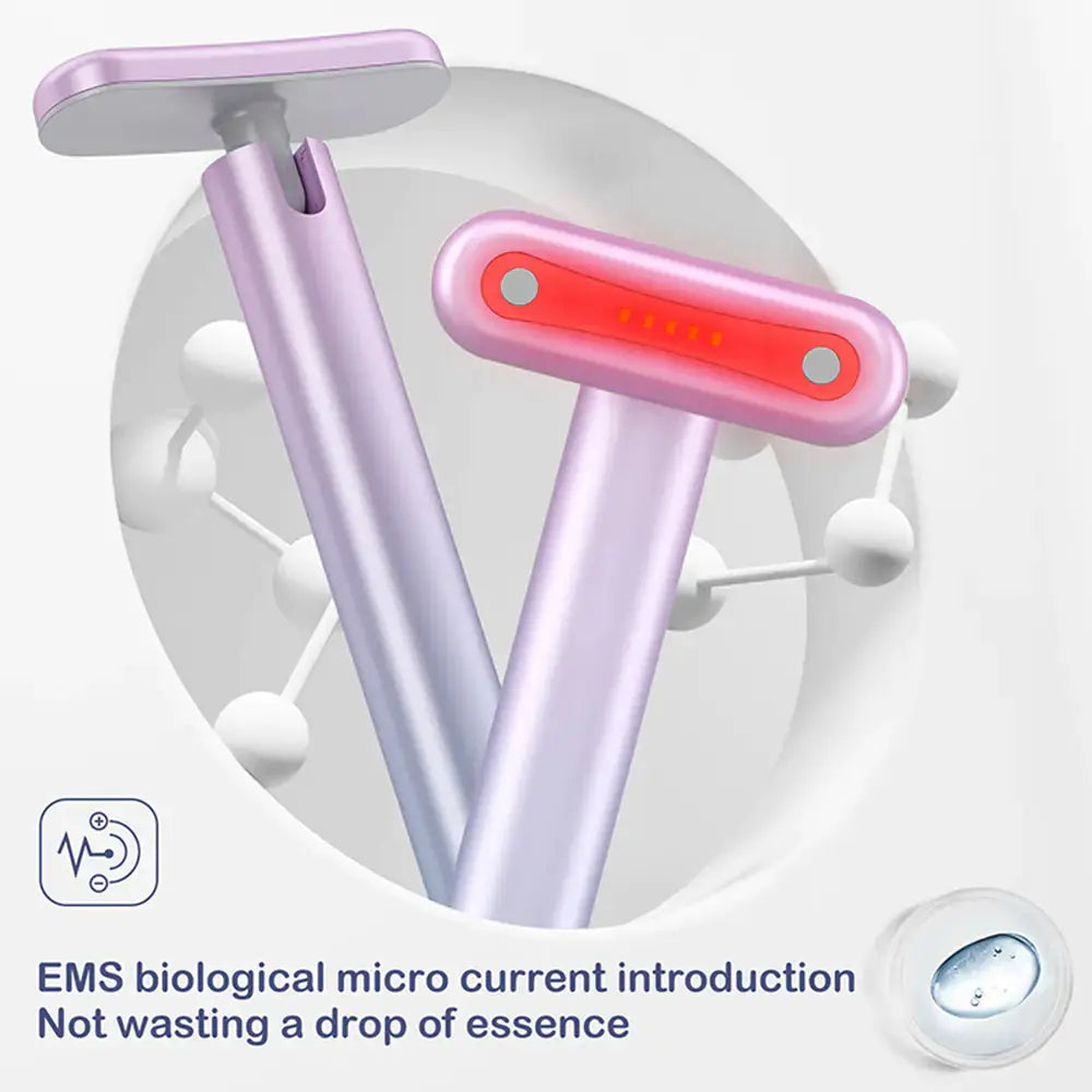 Allebuy red-light therapy device with EMS biological micro current for skin essence absorption