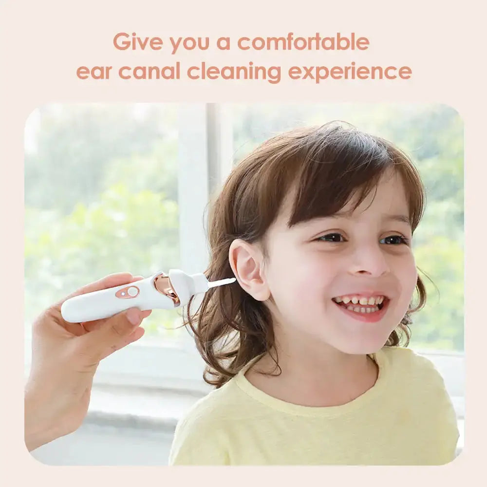 Allebuy ear wax in ear removal device gently cleaning a child's ear canal at home