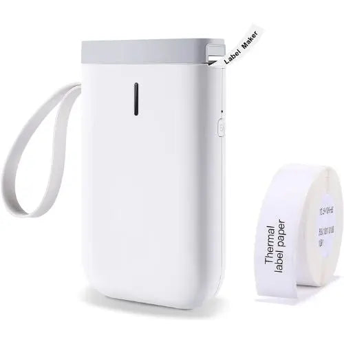 Allebuy compact printer with label printing and thermal label paper roll portable design