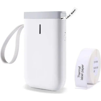 Allebuy compact printer with label printing and thermal label paper roll portable design