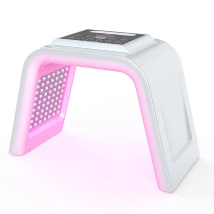 Allebuy white red light therapy lights device with LED panel and digital control display