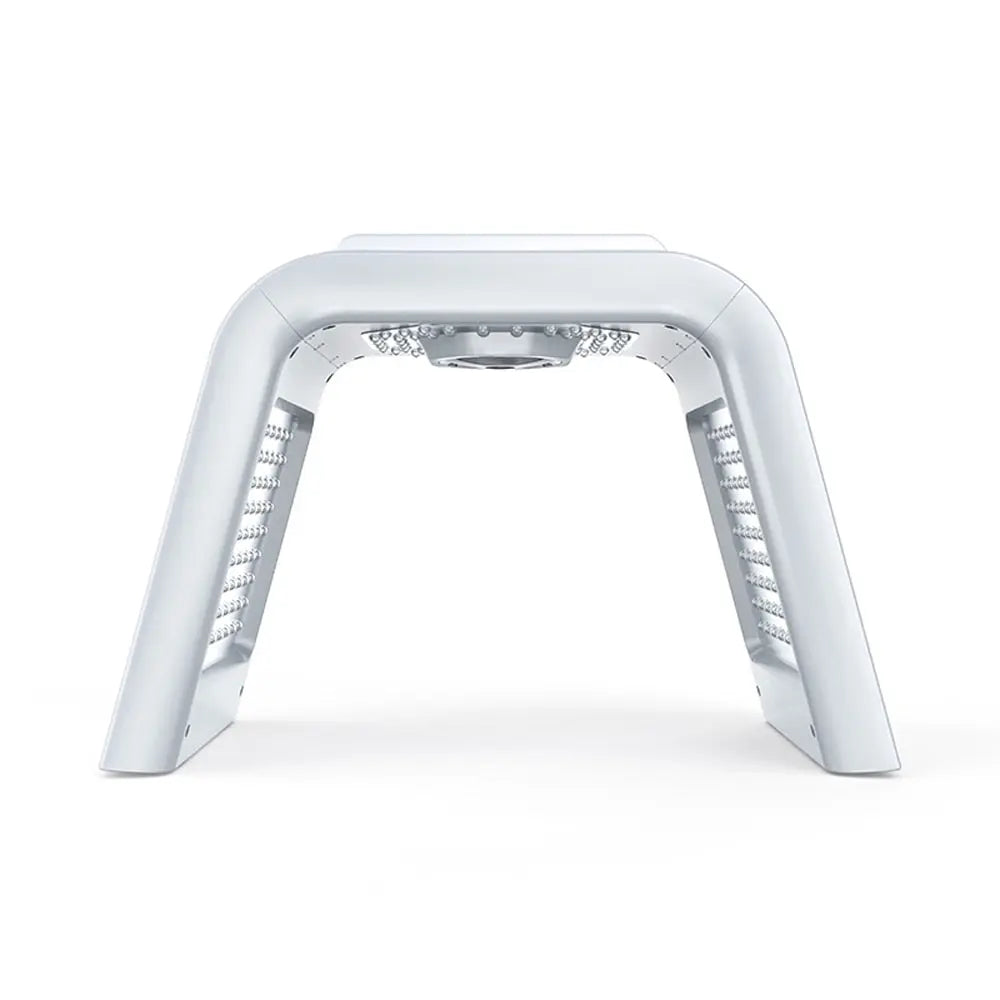 Allebuy sleek white red light therapy lights device with multiple LED panels for skin treatment