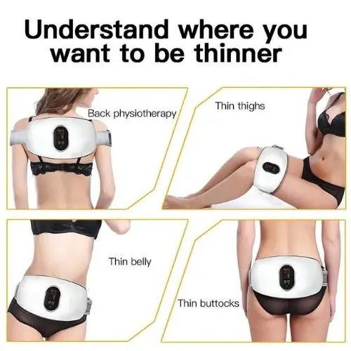alebuy body slimming device for back physiotherapy, thin thighs, belly, and buttocks promoting balance diet for weight loss