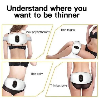 alebuy body slimming device for back physiotherapy, thin thighs, belly, and buttocks promoting balance diet for weight loss